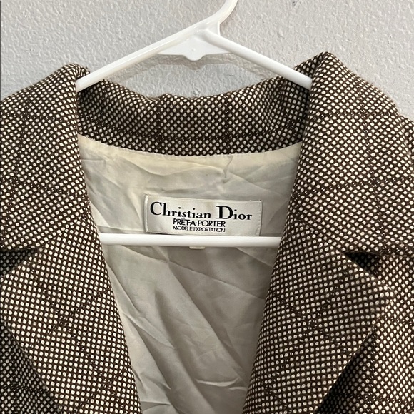 Dior Checkered Women's Blazer - Picture 3 of 4